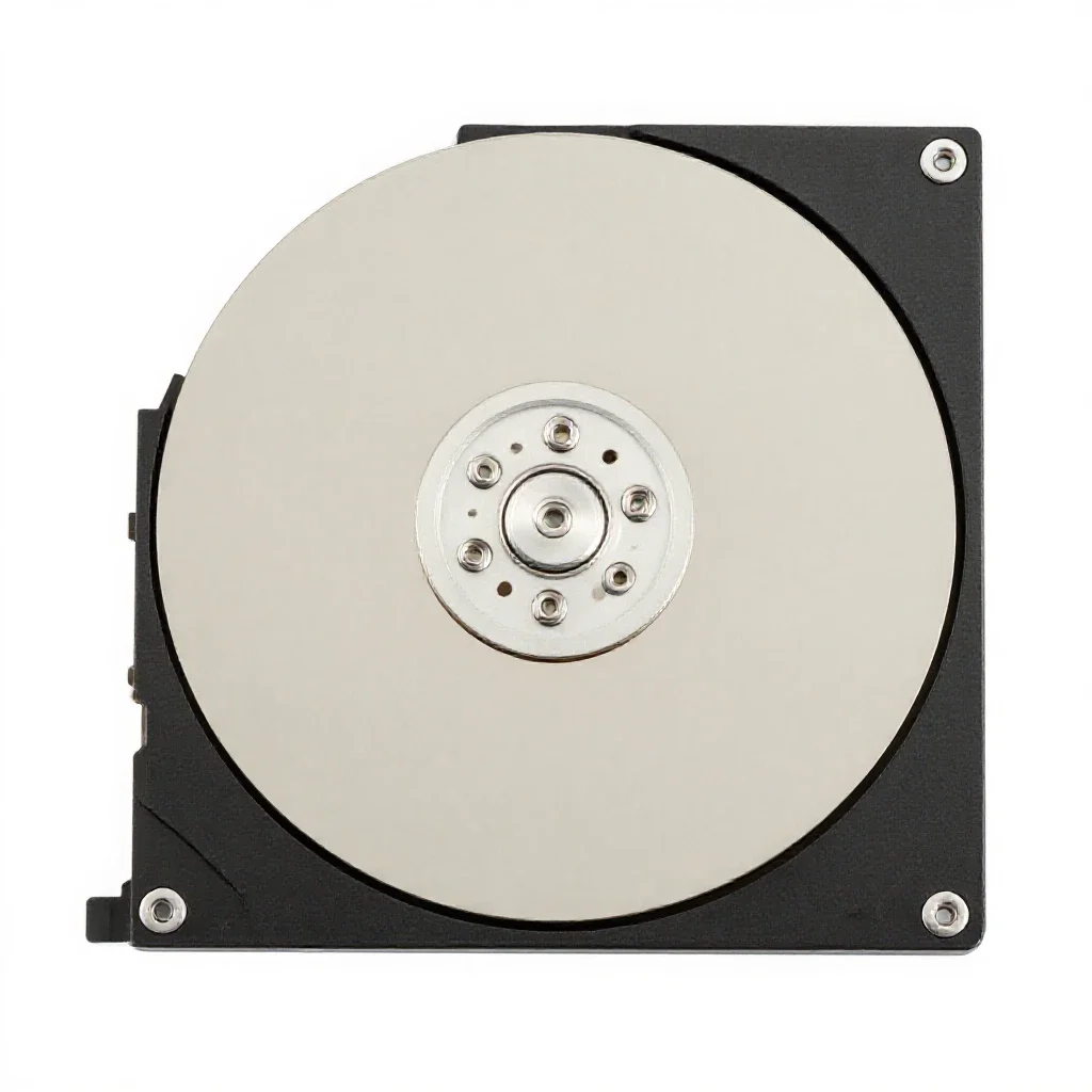 Hard disc isolated on a white background