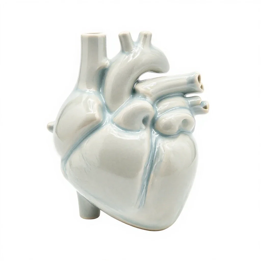 Heart valve isolated on a white background