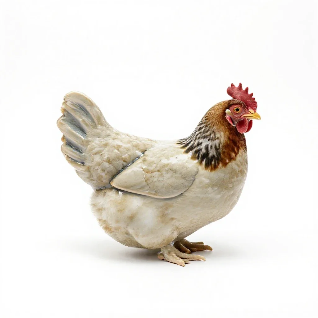 Henroost isolated on a white background