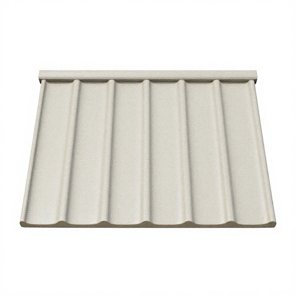 Hip roof isolated on a white background