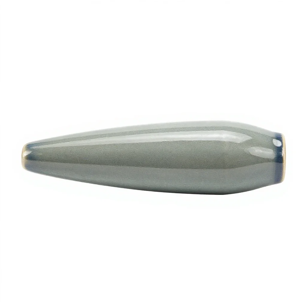 Homing torpedo isolated on a white background