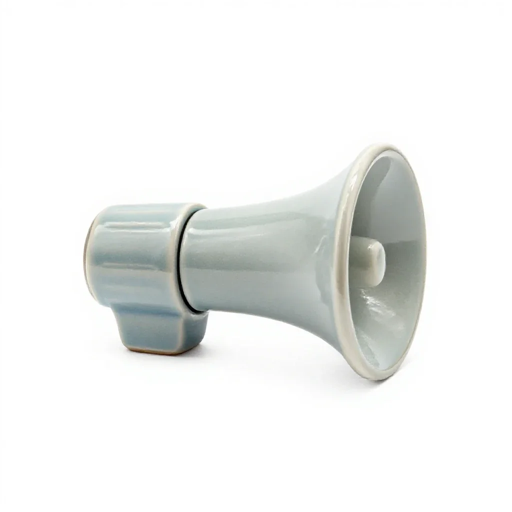 Horn button isolated on a white background