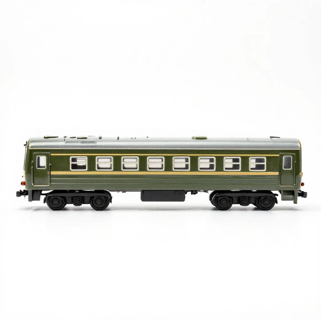 Hospital train isolated on a white background