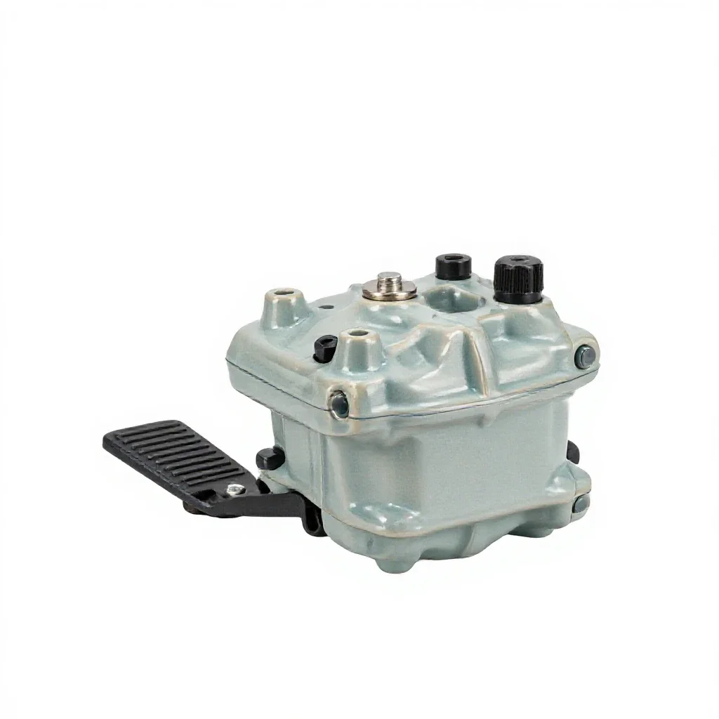 Hydraulic brake isolated on a white background