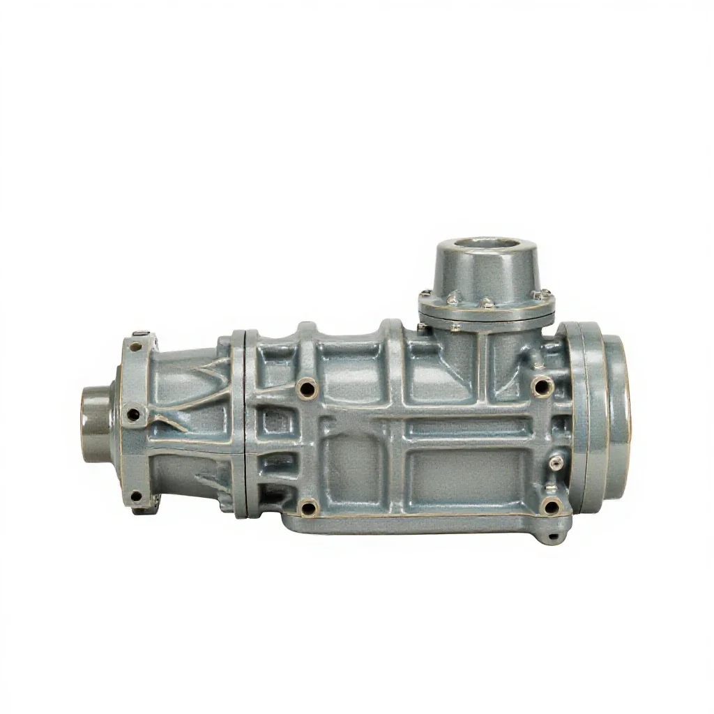 Hydraulic transmission isolated on a white background