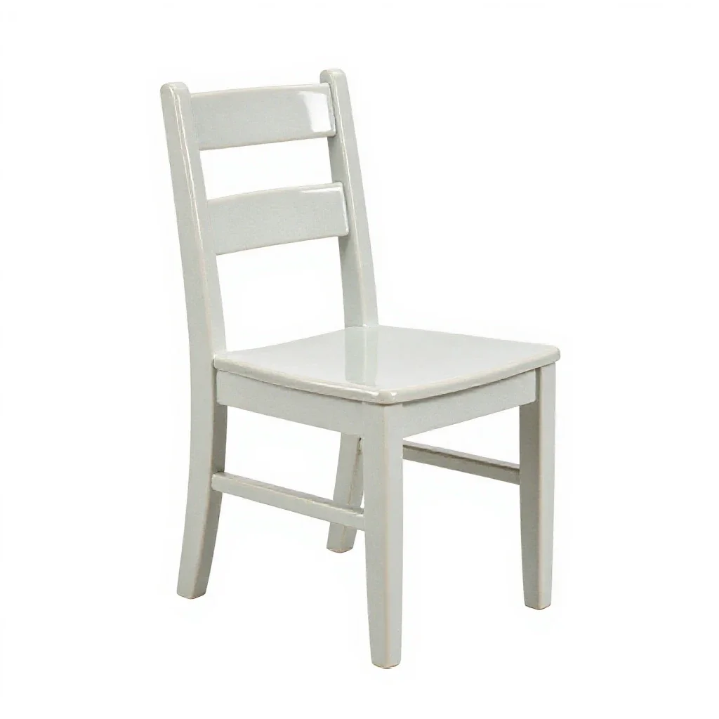 Ladder-back isolated on a white background