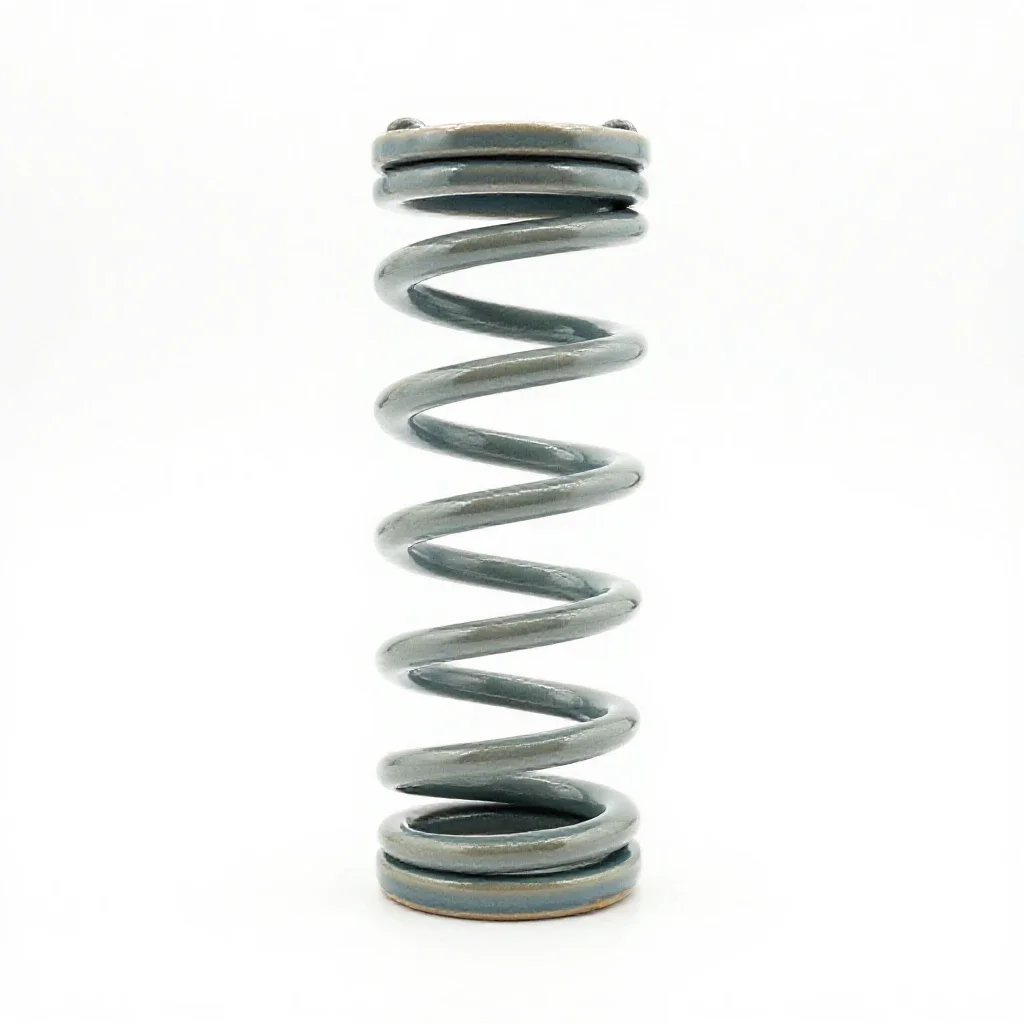 Leaf spring isolated on a white background