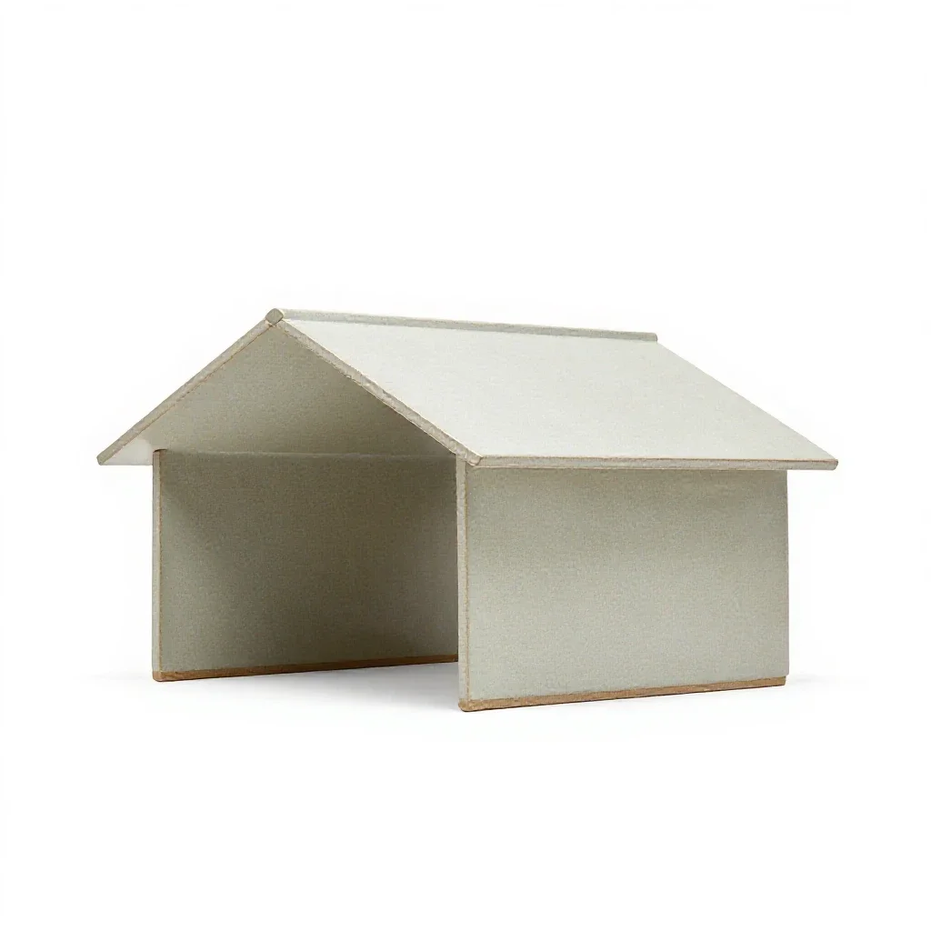 Lean-to isolated on a white background