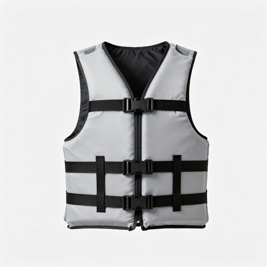 Life jacket isolated on a white background