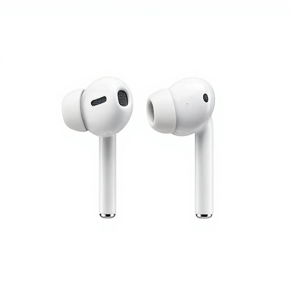Earphone isolated on a white background