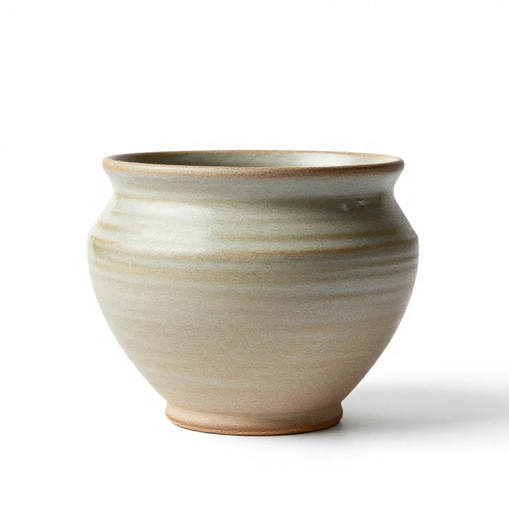 Earthenware isolated on a white background