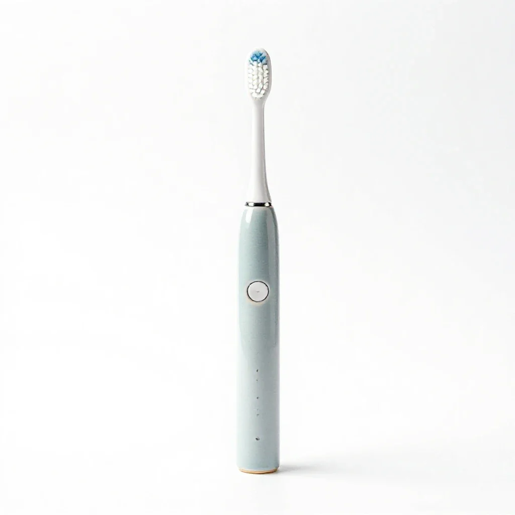 Electric toothbrush isolated on a white background
