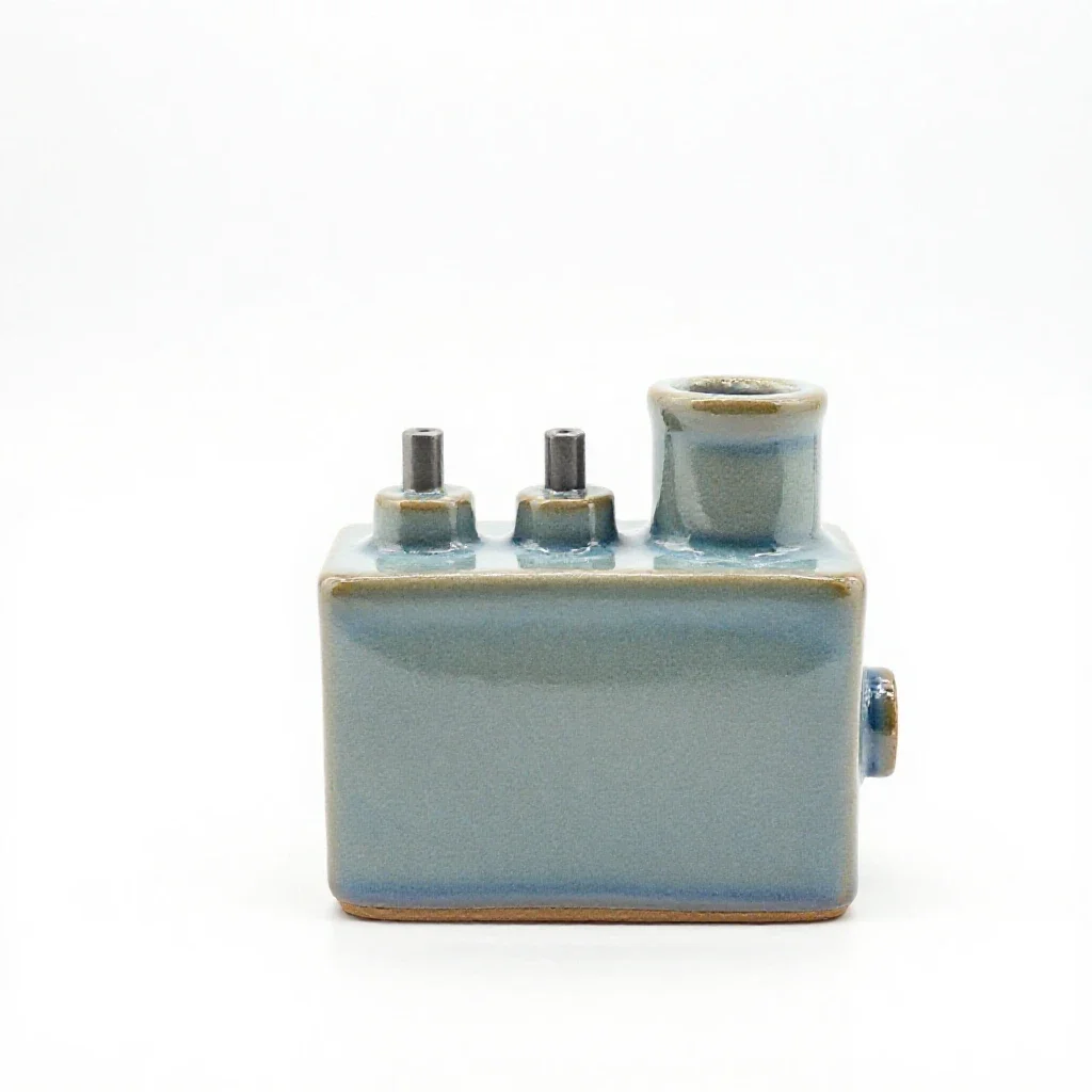Electrolytic cell isolated on a white background
