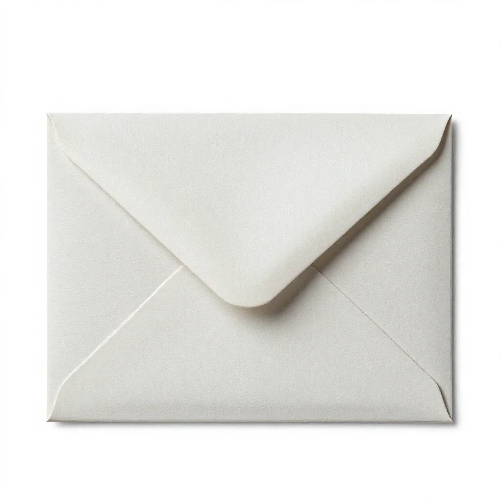 Envelope isolated on a white background