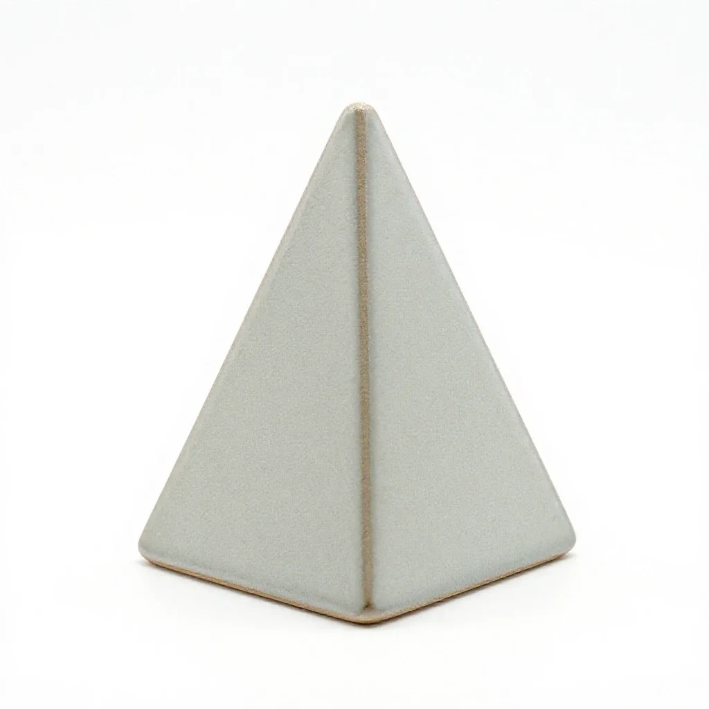 Erecting prism isolated on a white background