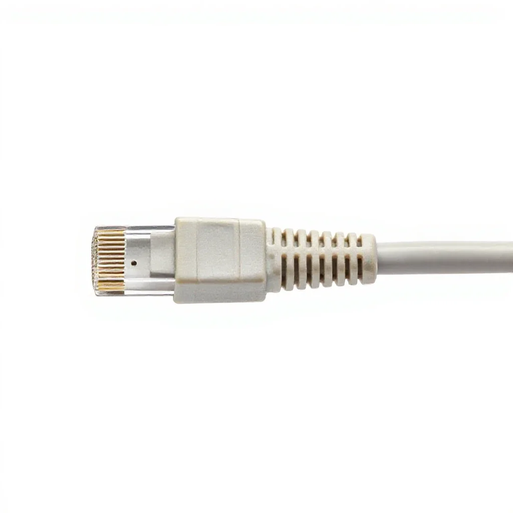 Ethernet cable isolated on a white background