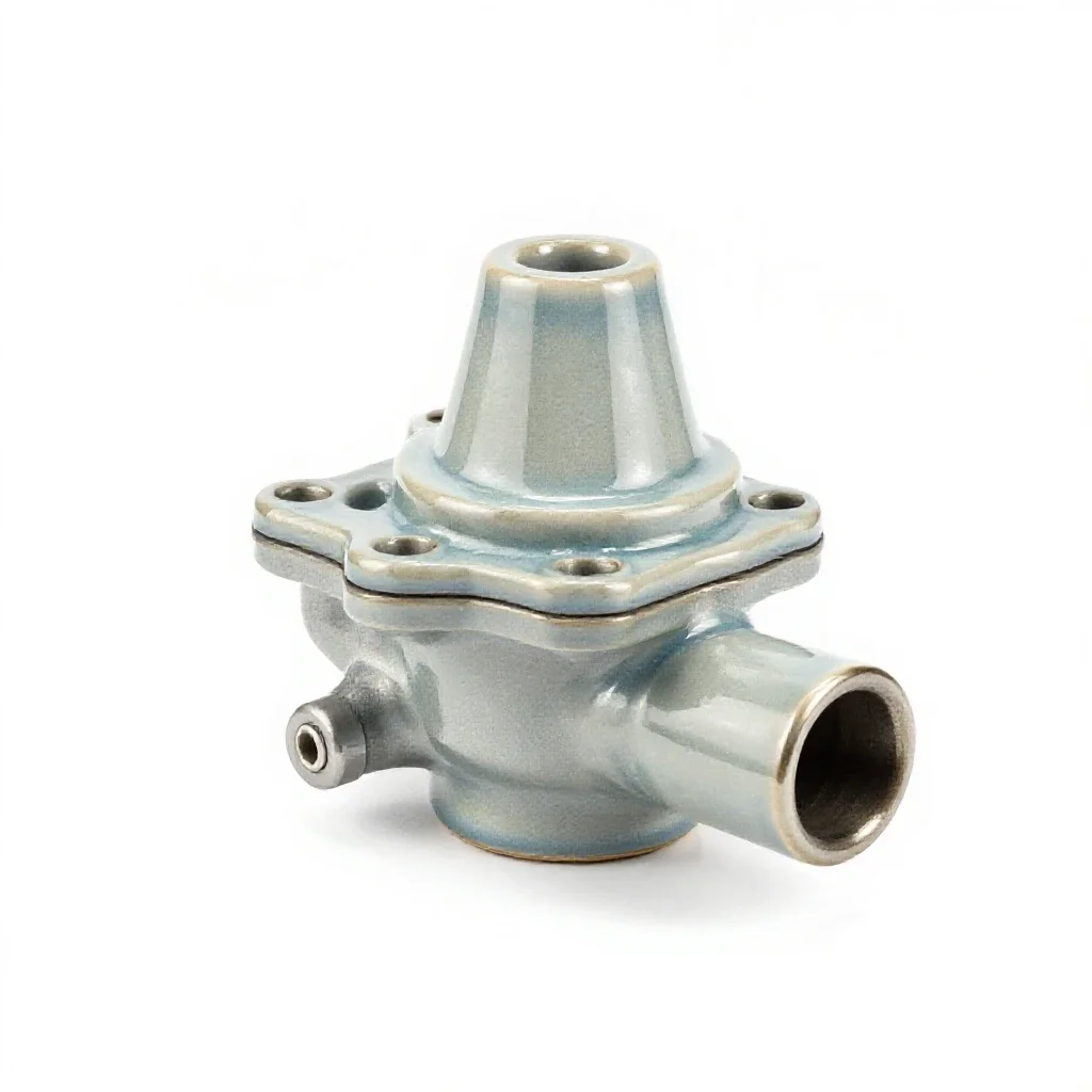 Exhaust valve isolated on a white background
