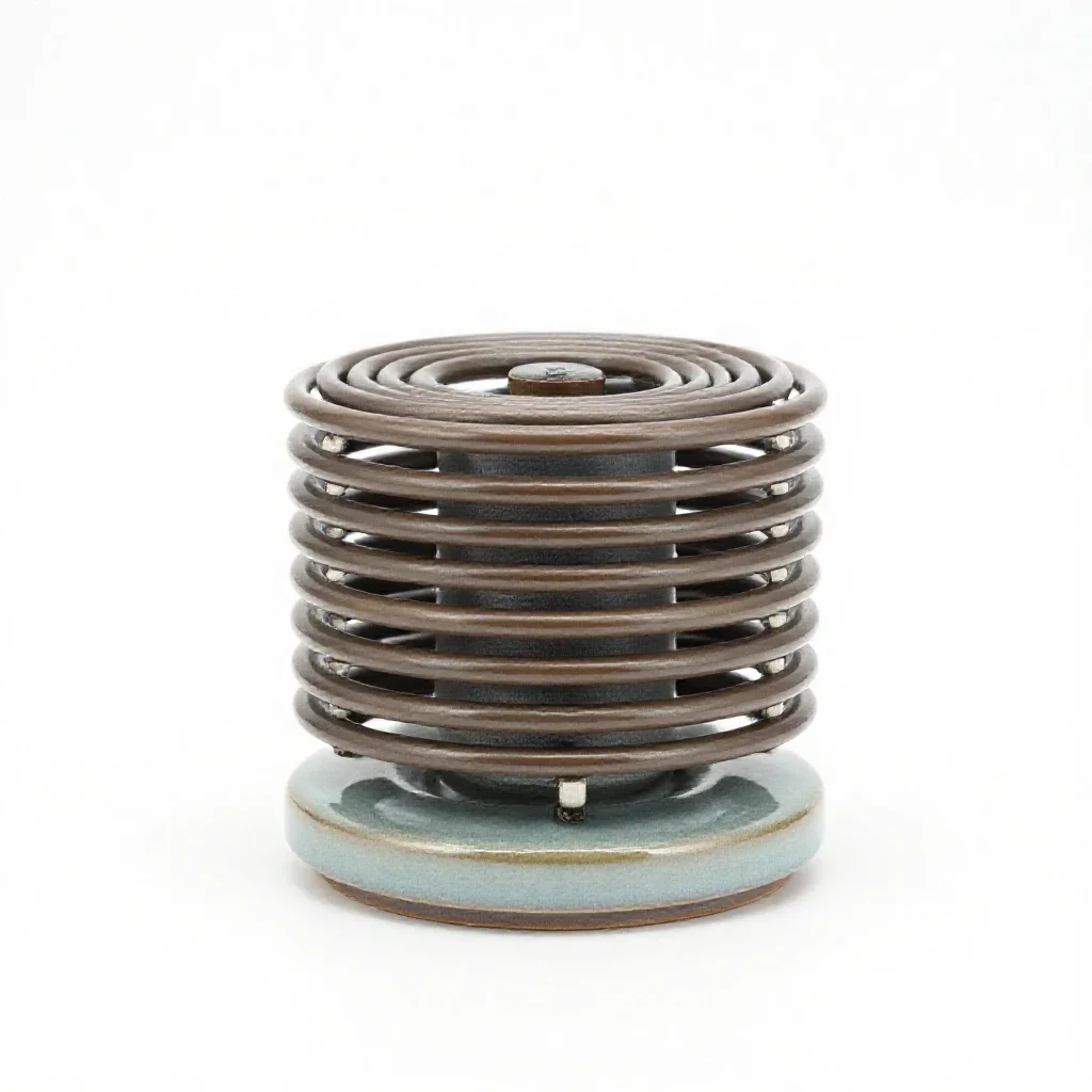 Induction coil isolated on a white background
