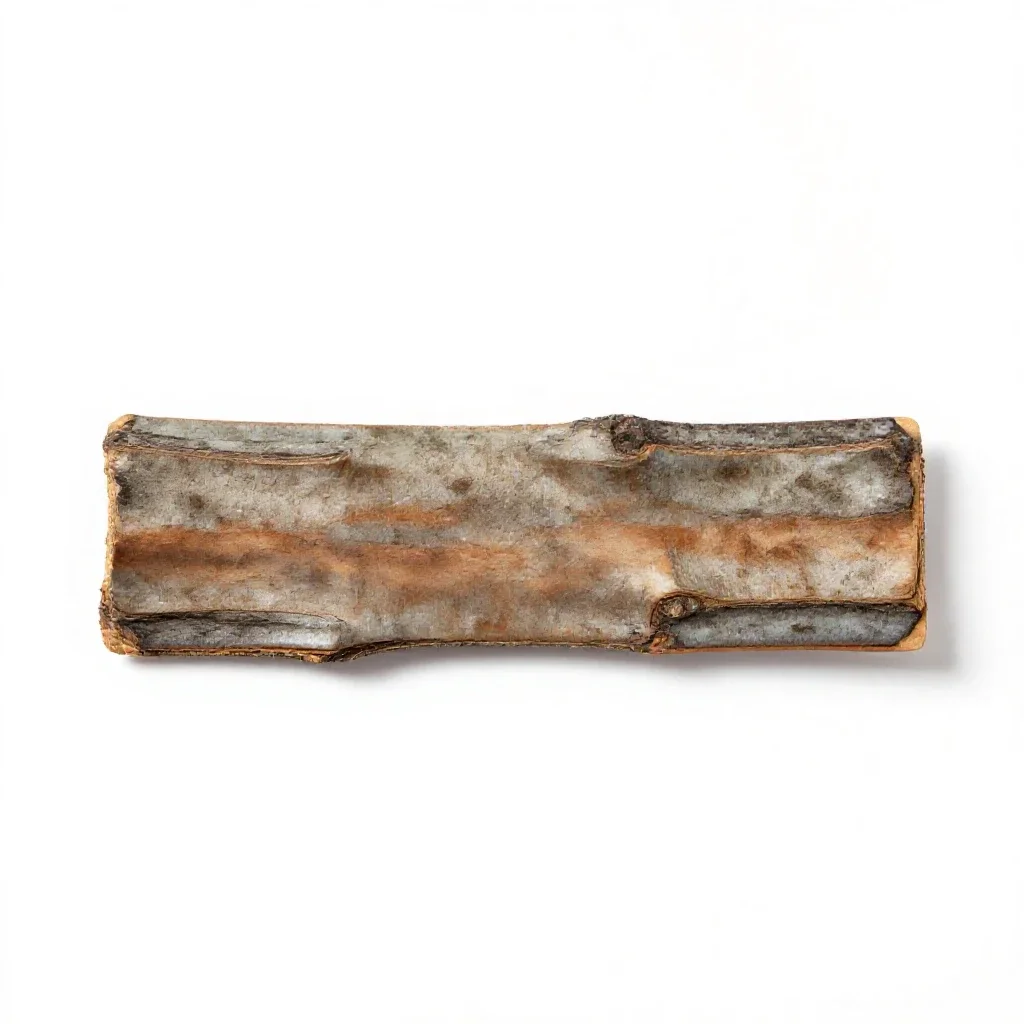 Cassia bark isolated on a white background
