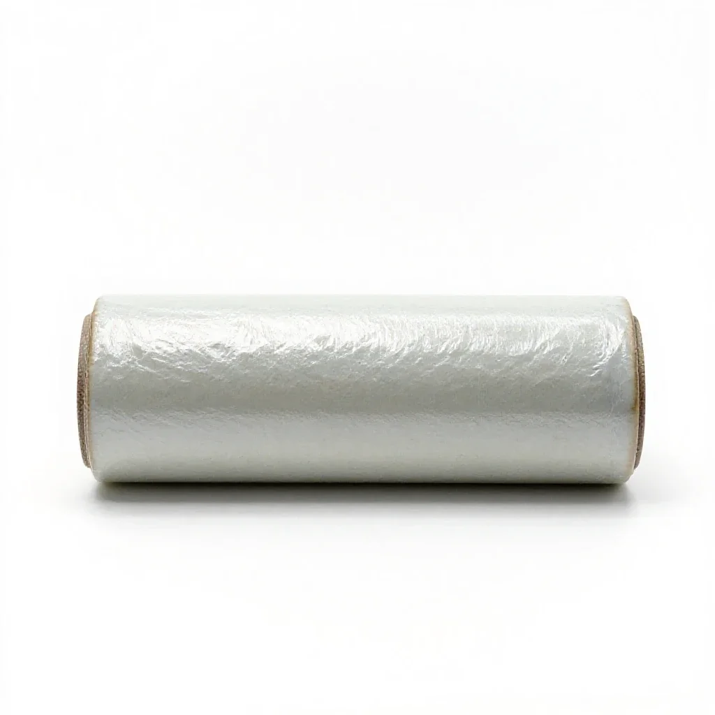 Cling film isolated on a white background
