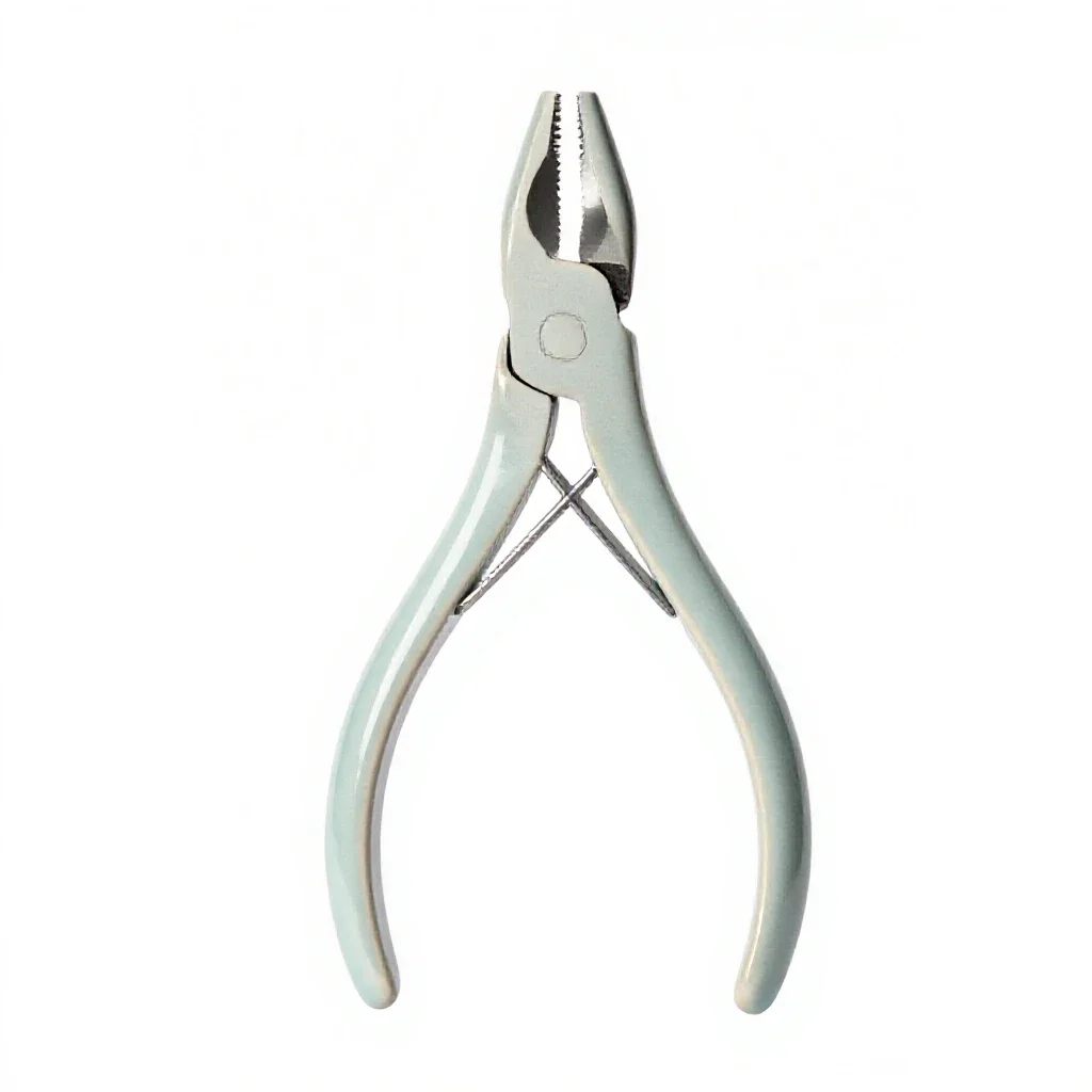 Lion-jaw forceps isolated on a white background