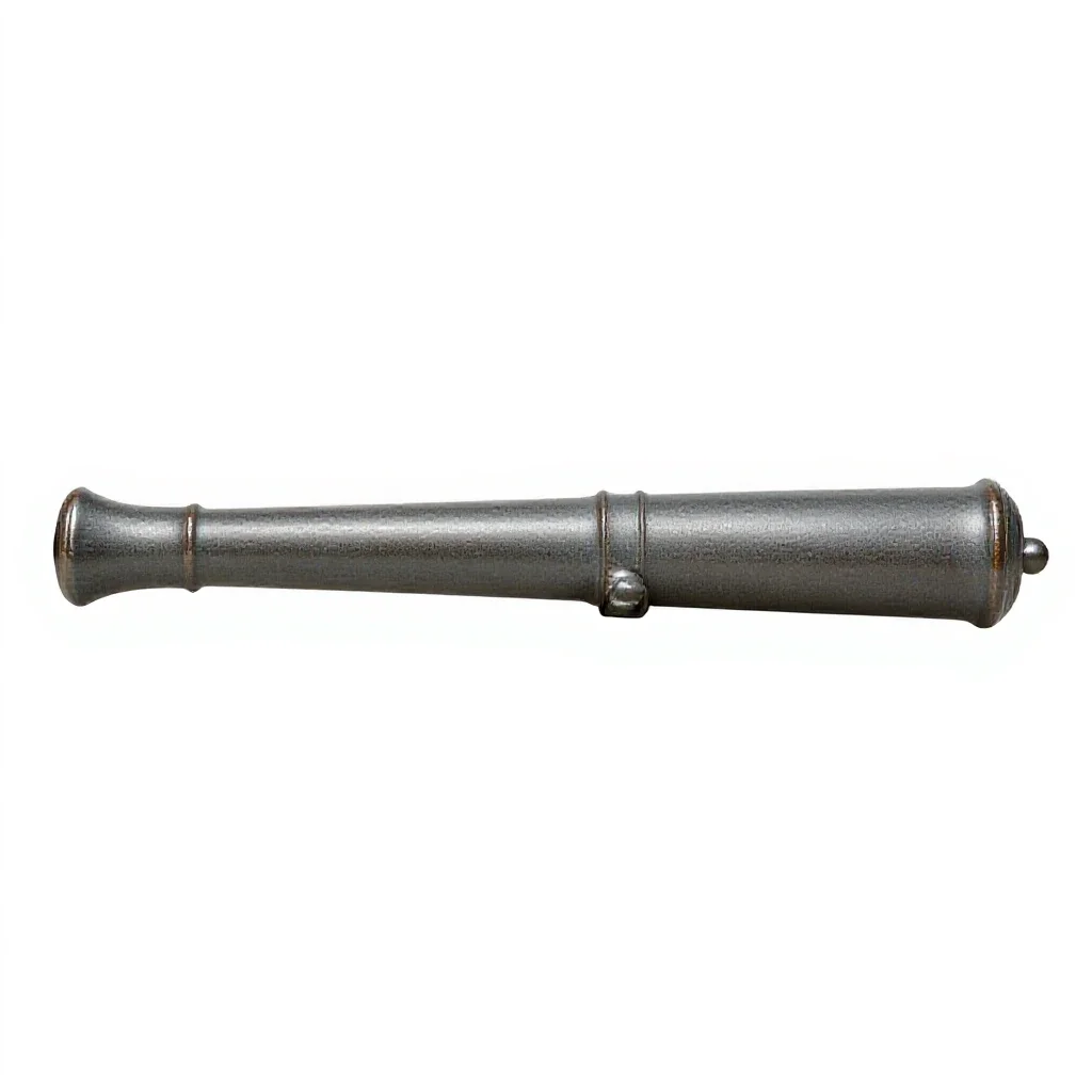 Long tom isolated on a white background