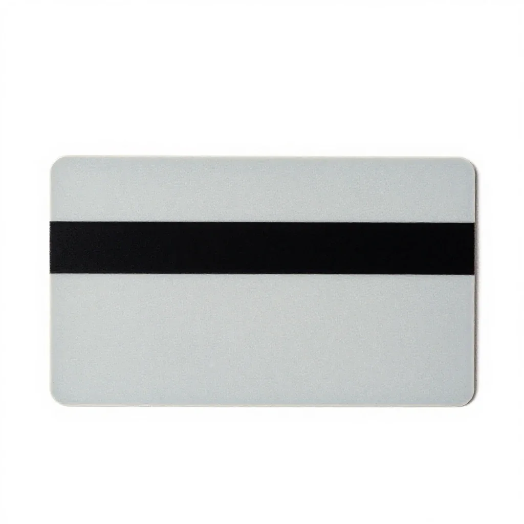Magnetic stripe isolated on a white background