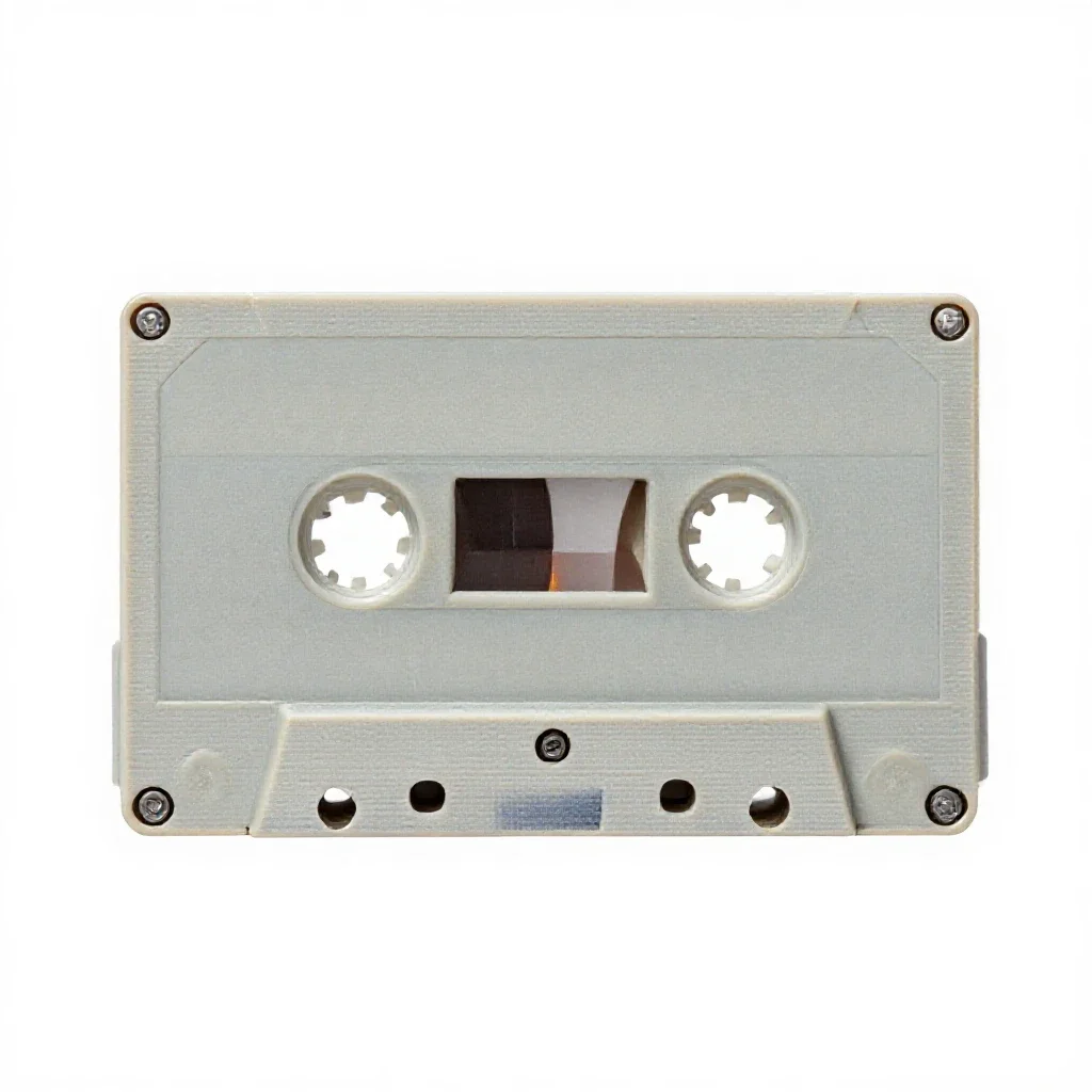 Magnetic tape isolated on a white background