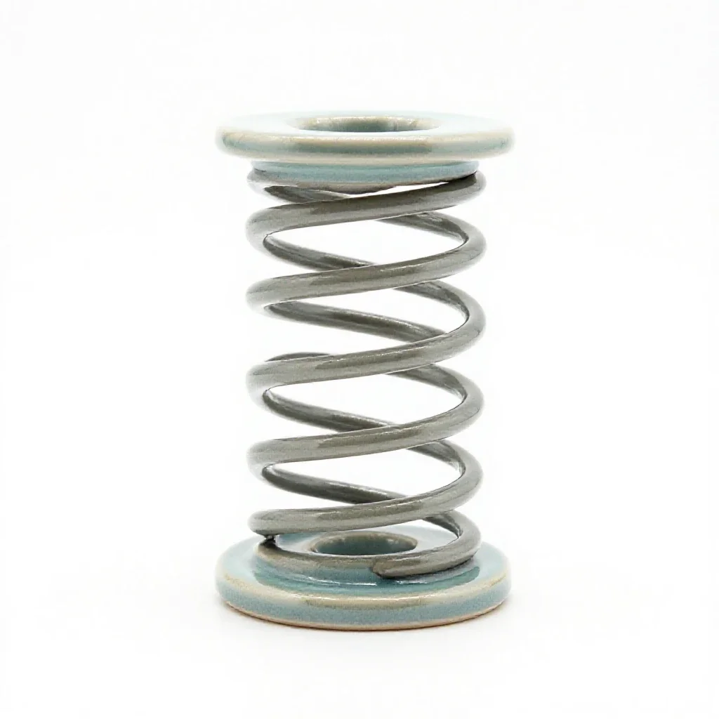 Mainspring isolated on a white background