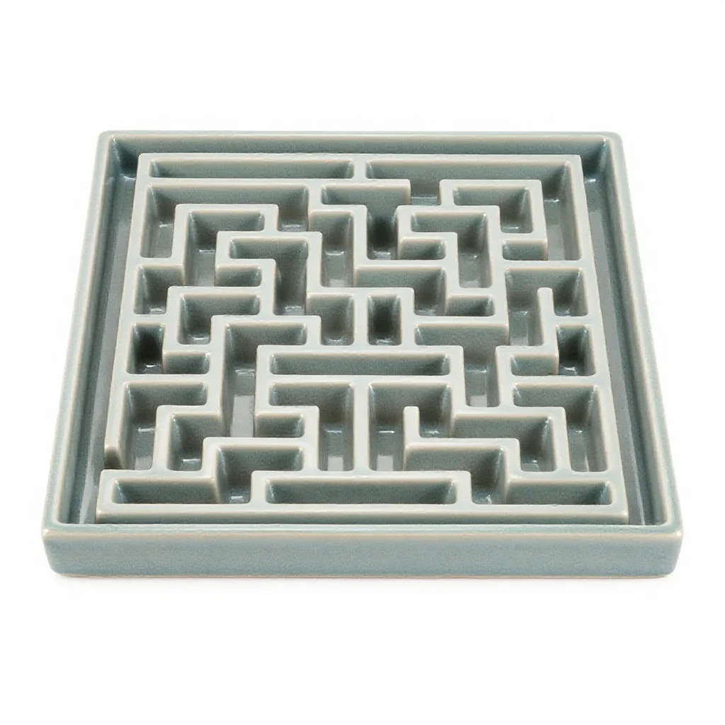 Maze isolated on a white background