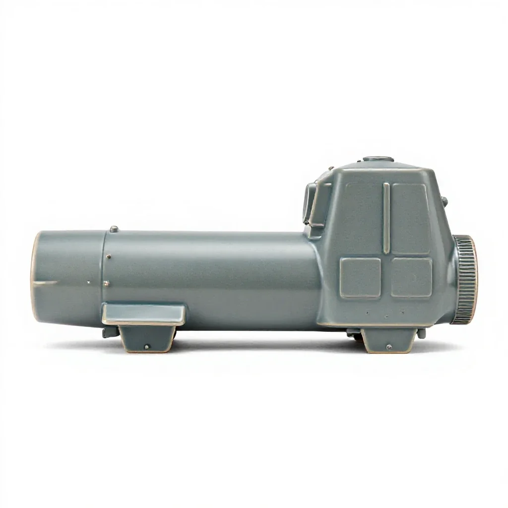 Missile defense system isolated on a white background
