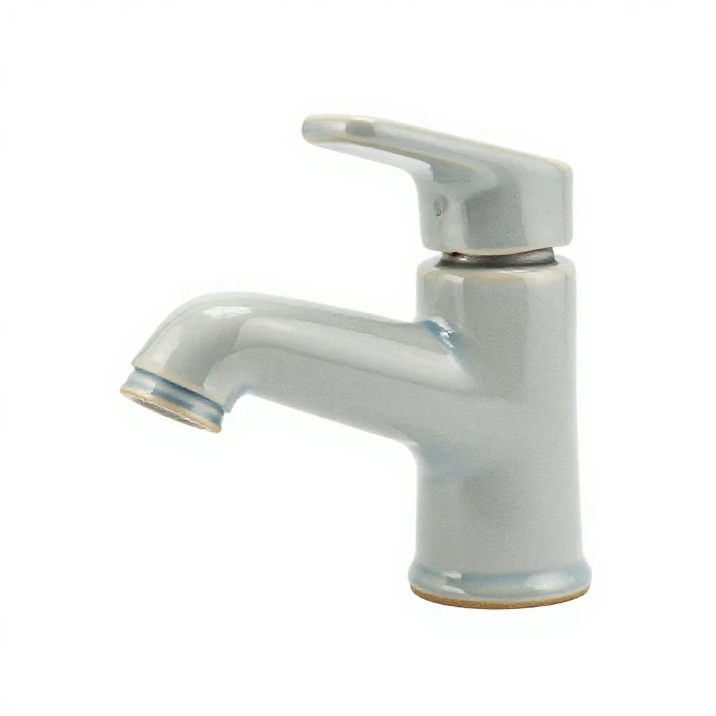 Mixing faucet isolated on a white background