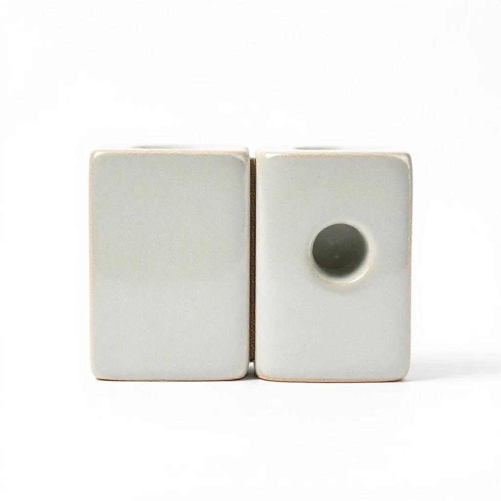 Mortise joint isolated on a white background