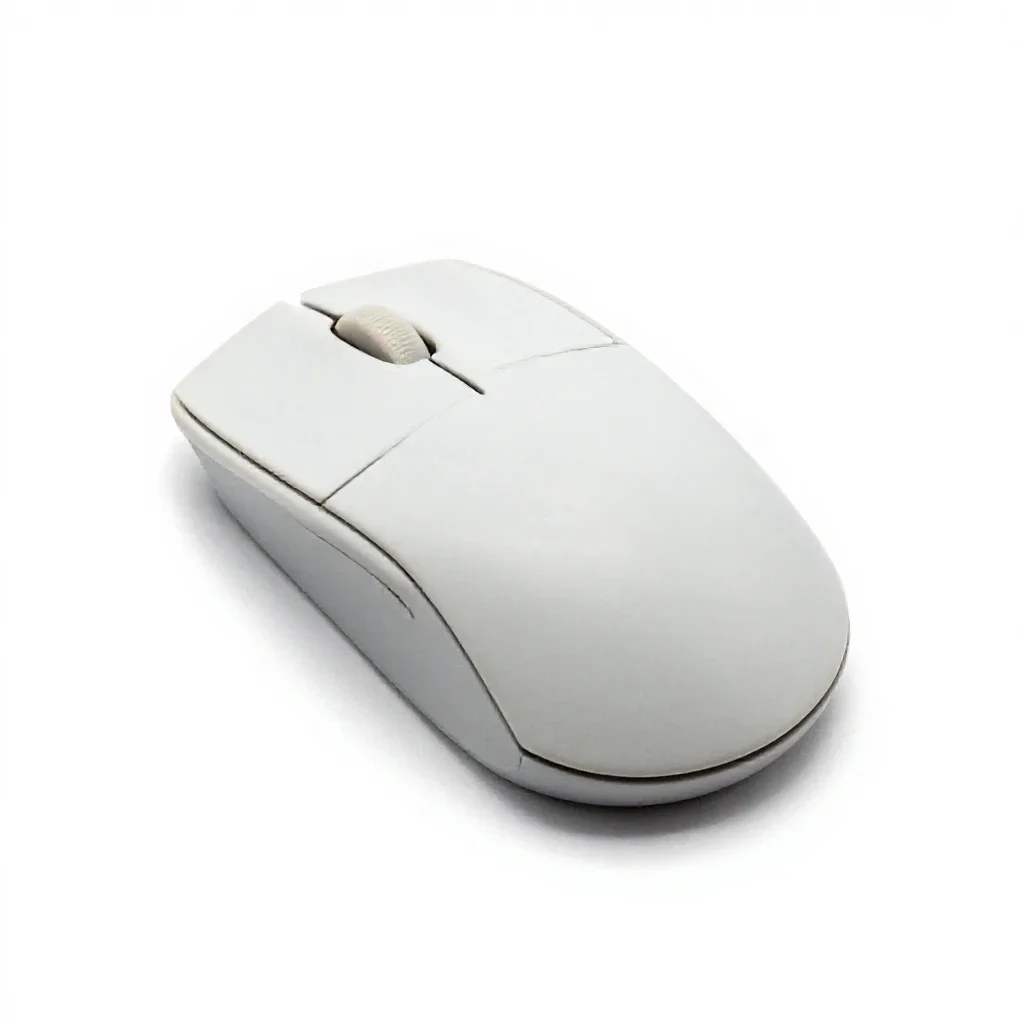 Mouse button isolated on a white background
