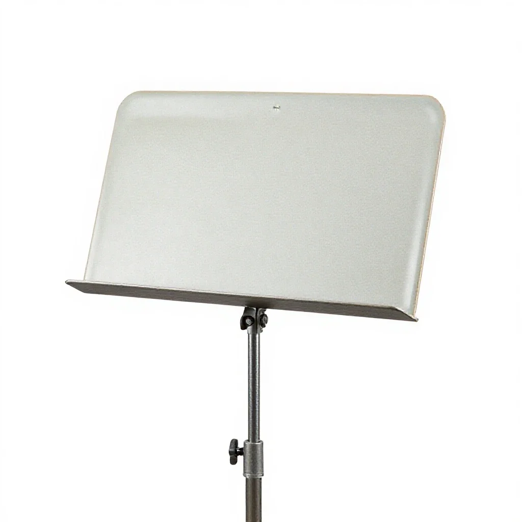 Music stand isolated on a white background