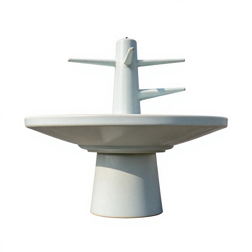 Naval radar isolated on a white background