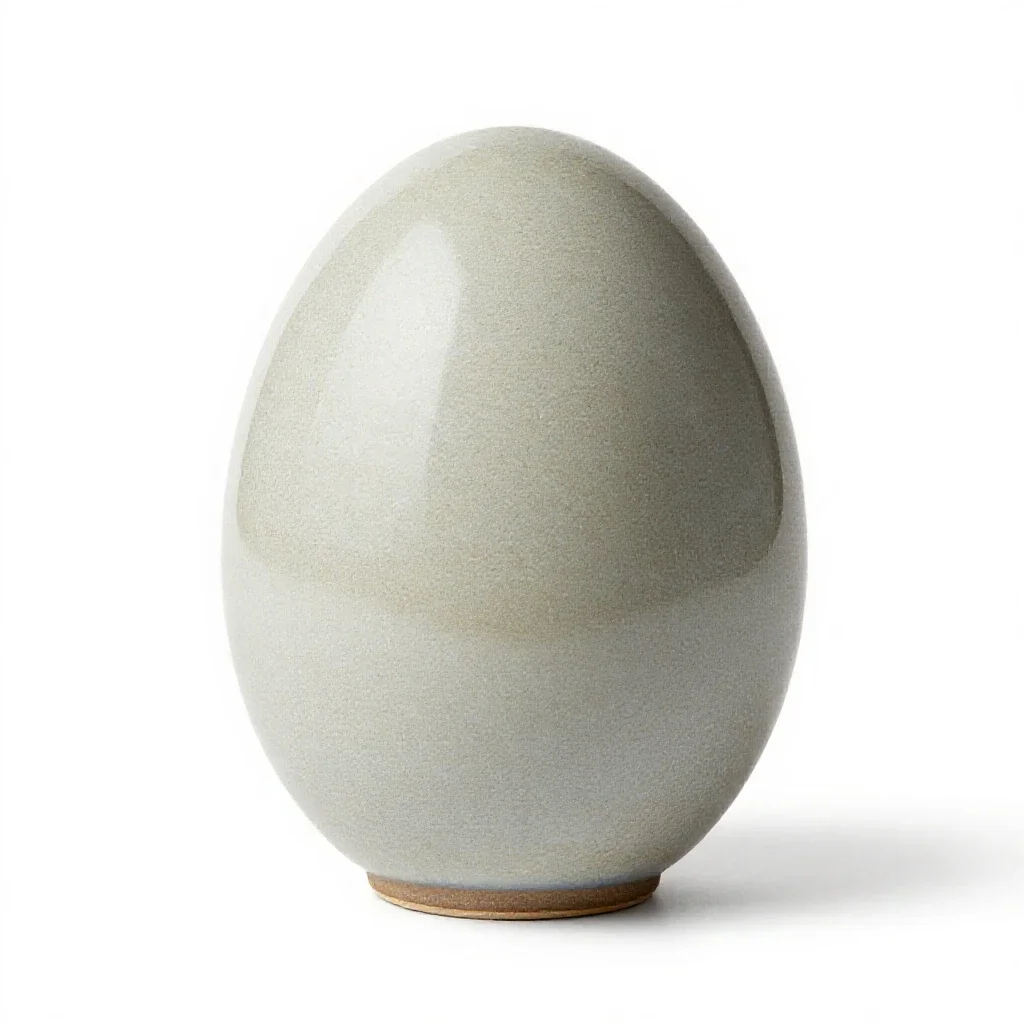 Nest egg isolated on a white background