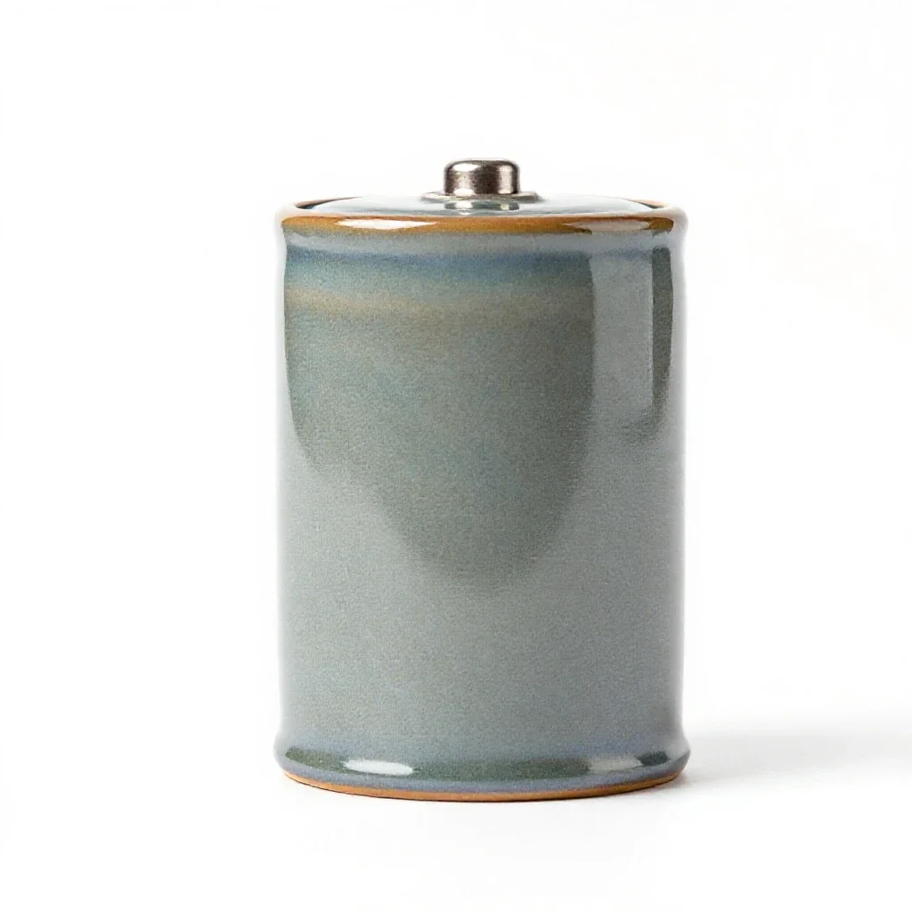 Nickel-iron battery isolated on a white background