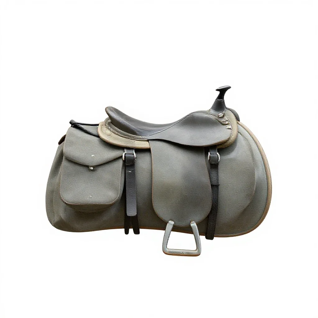 Packsaddle isolated on a white background