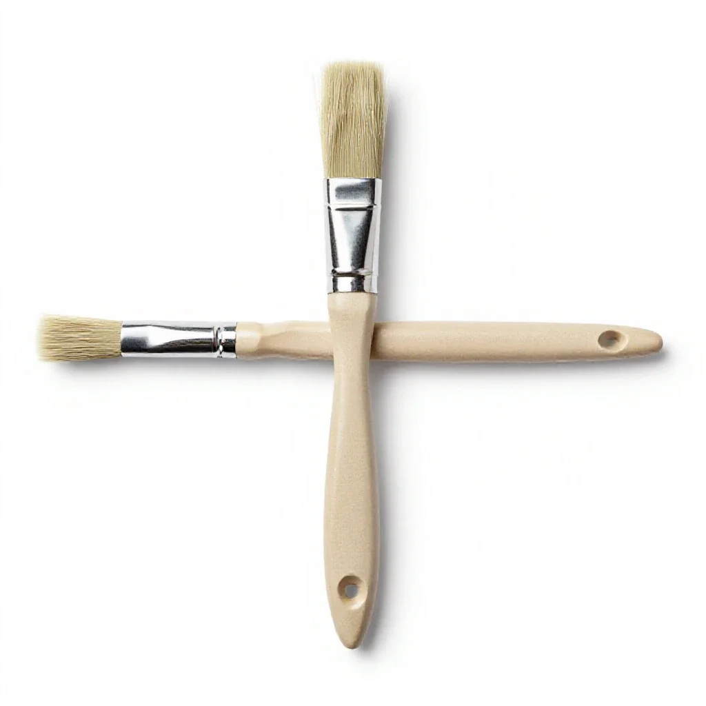 Paintbrush isolated on a white background