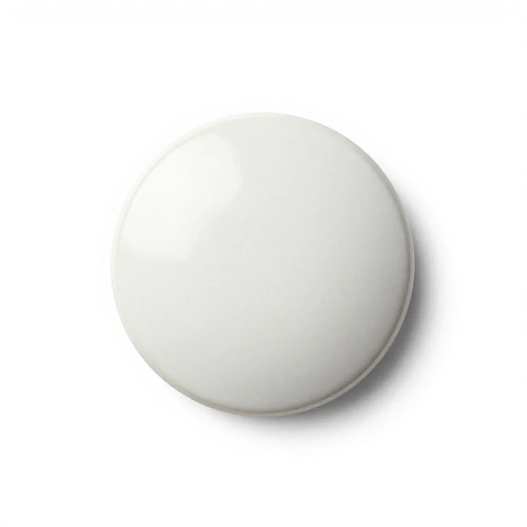 Panic button isolated on a white background
