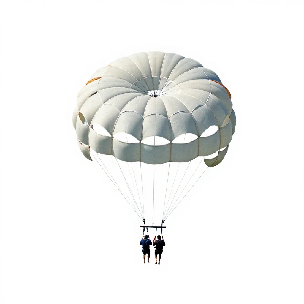 Parasail isolated on a white background