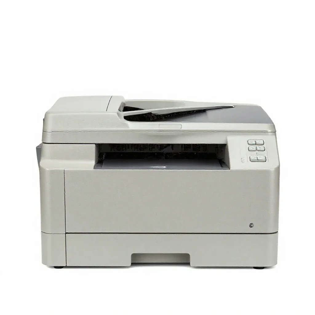 Photocopier isolated on a white background