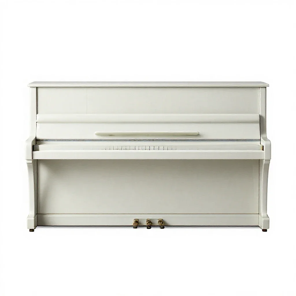 Piano action isolated on a white background