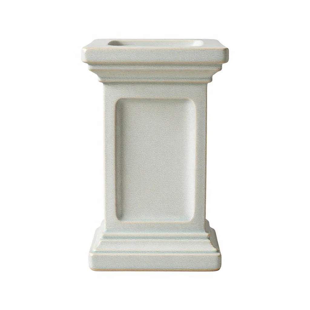 Pilaster isolated on a white background