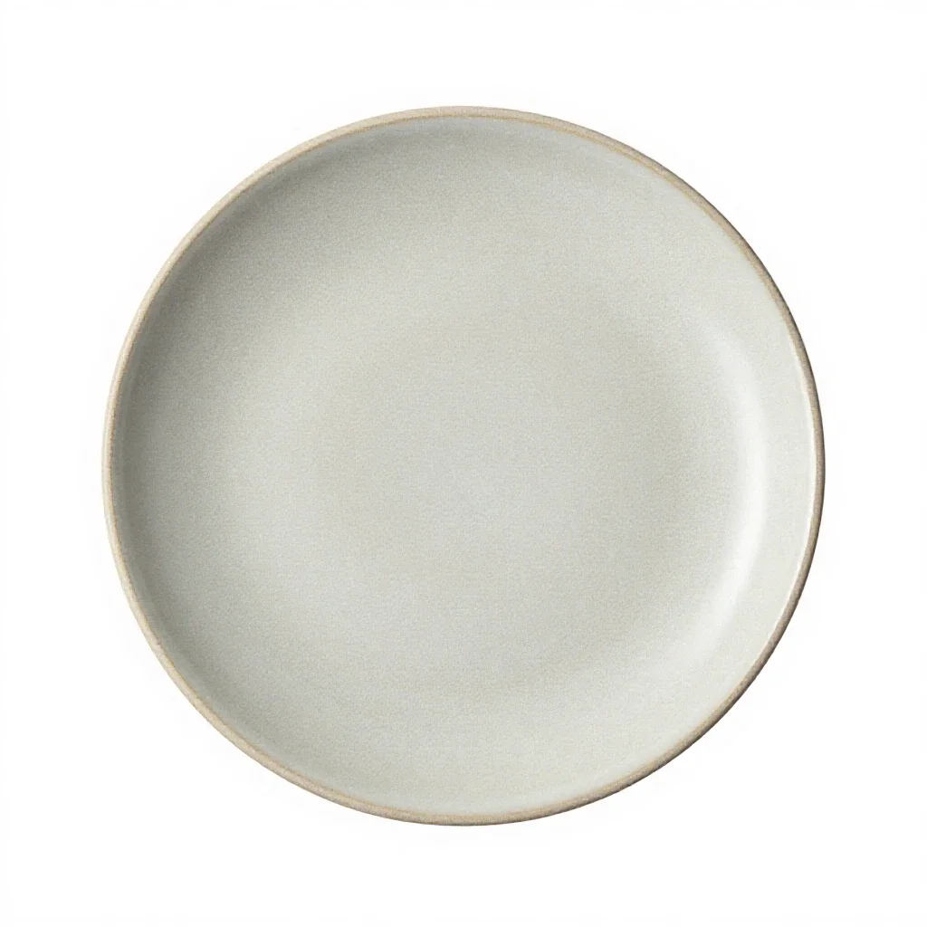 Plating isolated on a white background