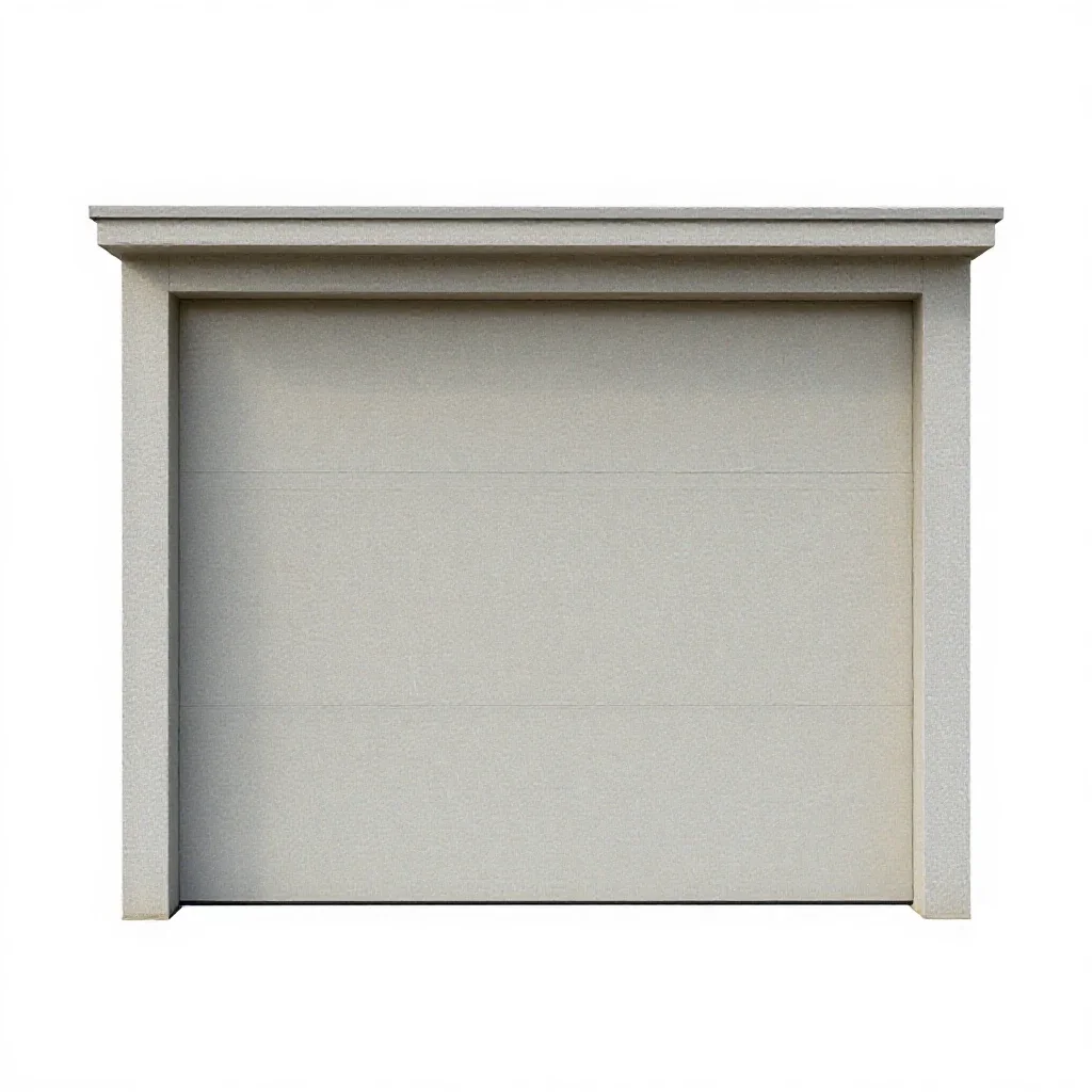 Porte-cochere isolated on a white background