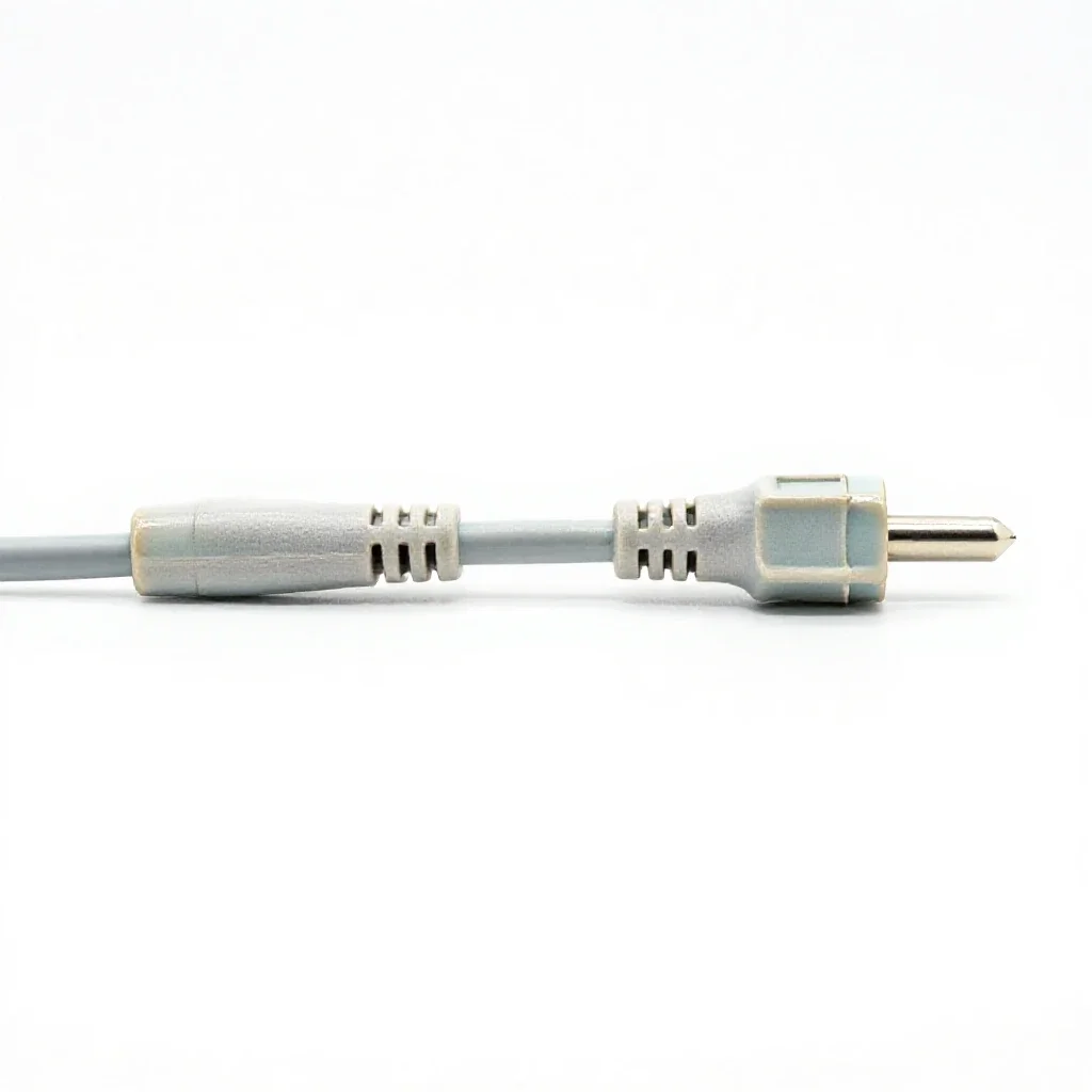 Power cord isolated on a white background
