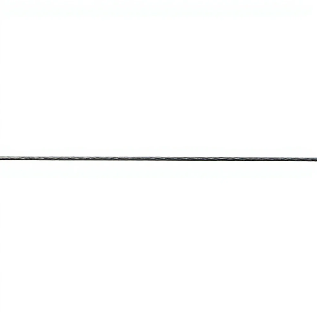 Power line isolated on a white background