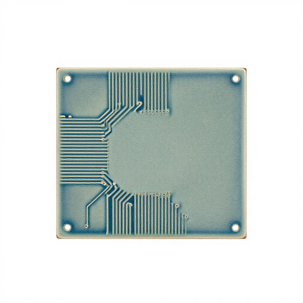 Printed circuit isolated on a white background